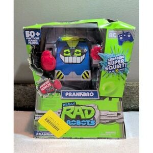 PRANKBRO RC Robot Really Rad Robots Sneaky Stealth Mode Super Squirt DAMAGED BOX